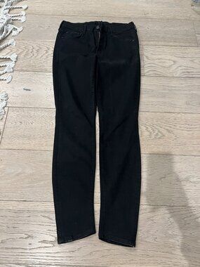 MOTHER The Looker Skinny Jeans Not Guilty Black 29